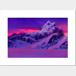 Mood Landscapes 2 - Purple Twilight Posters and Art